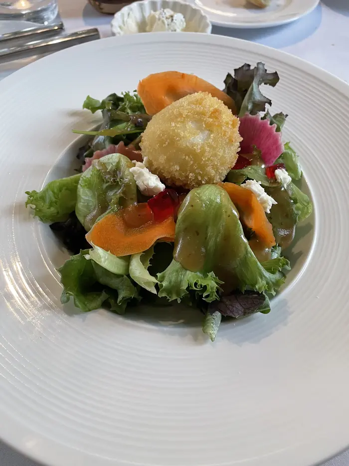 Panko Crusted Soft Boiled Egg from The Quarry in Monson Maine